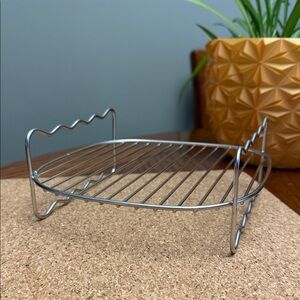 New Silver Wire Rack Air Fryer Double Layer Rack Fitting XL Air Fryers Cooking